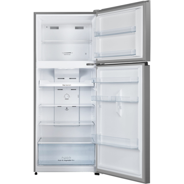 Hisense 500L 2 Doors Inverter Refrigerator - Blue & White Glass (RT549N4AW-MBU2) - Image 3
