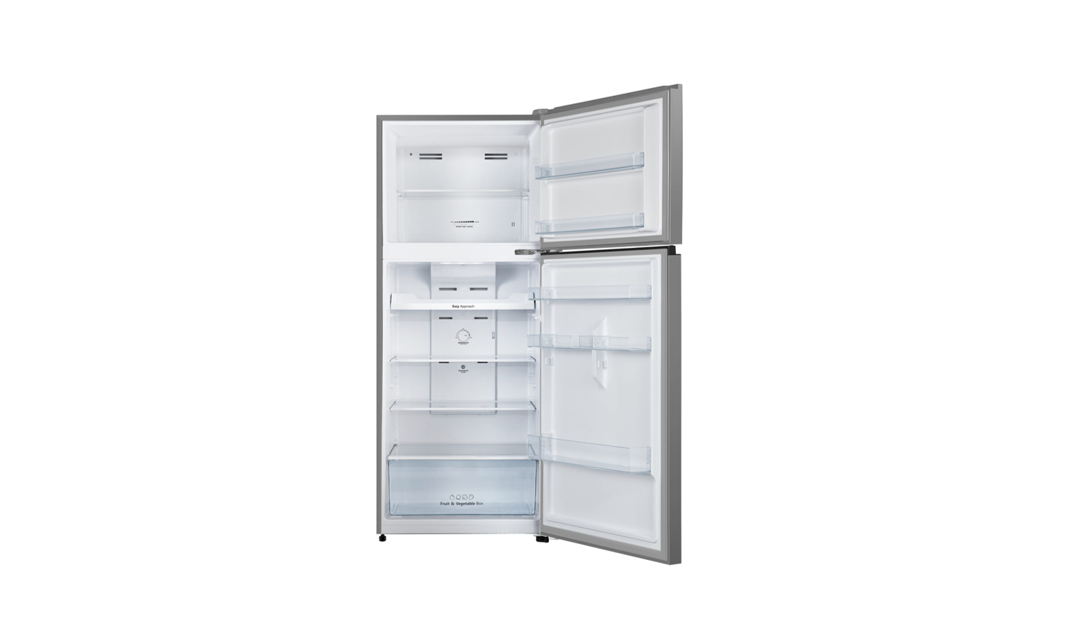 Hisense 500L 2 Doors Inverter Refrigerator - Blue & White Glass (RT549N4AW-MBU2) - Image 3