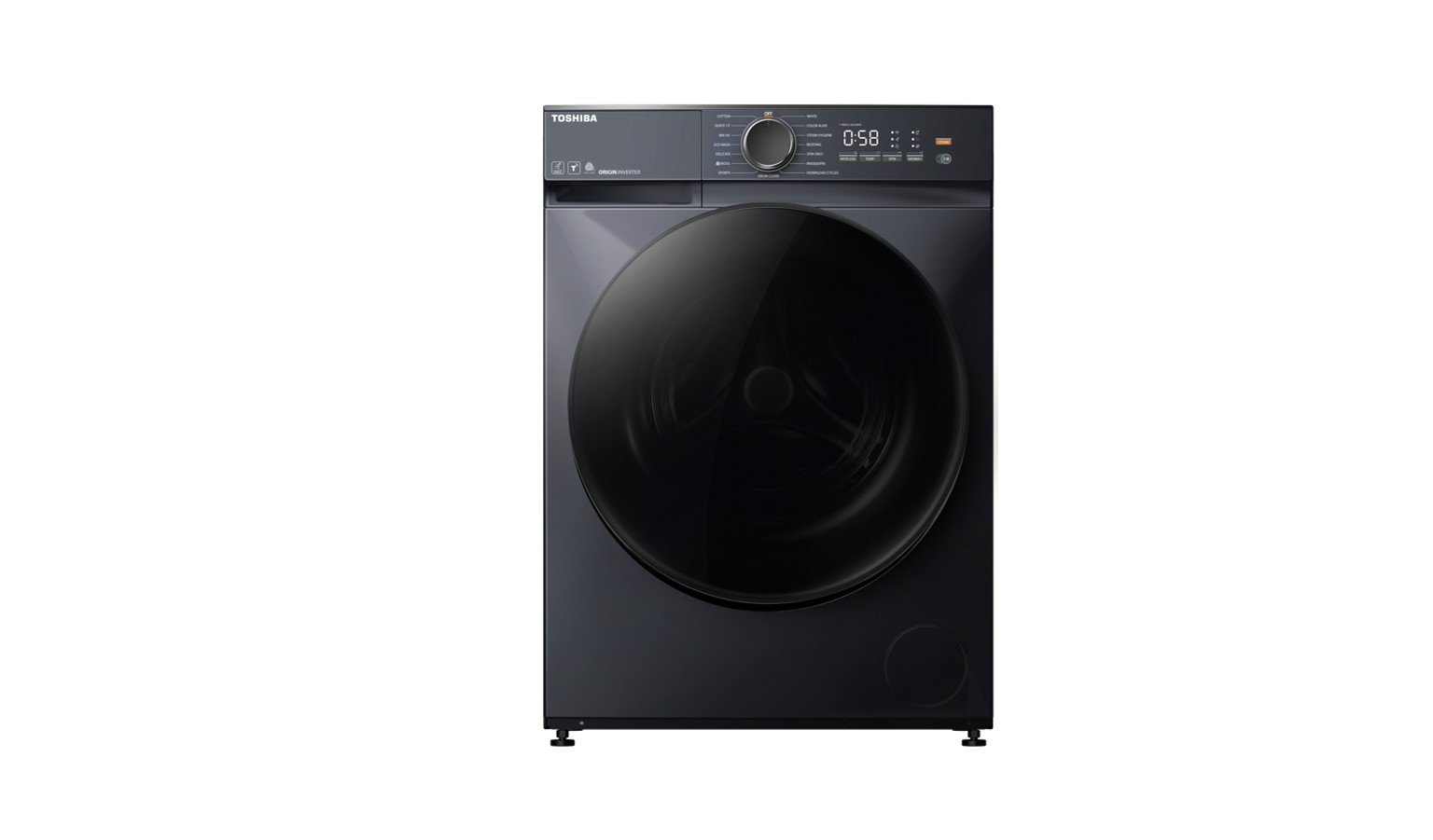 Toshiba 10.5KG Front Load Washing Machine - Morandi Gray (TW-T21BU115UWM)